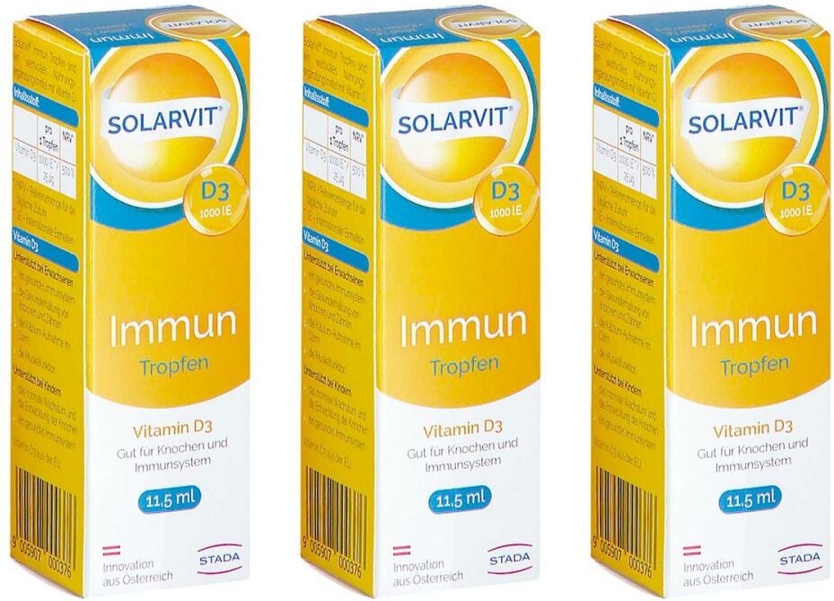 SOLARVIT D3 1000 Immun Tropfen 3x11.5ml