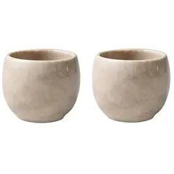 like. by Villeroy & Boch Eierbecher Perlemor Home 2tlg. Premium Porcelain Beige Sand