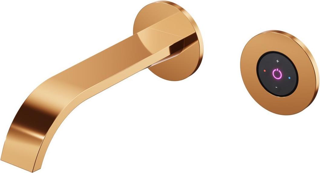 Steinberg Serie 280 Wand-Waschtischmischer, vollelektronische Mengen- und Temperaturregulierung, Ausladung 215mm, 2801814ERG
