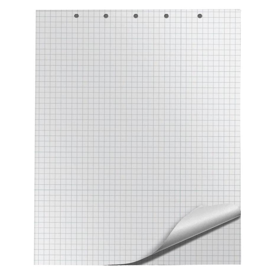 Q-Connect K-CONNECT Flipchartblock, Raster, 65x100cm, 20 Karten, weiss (KF15932)