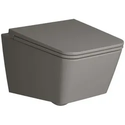 VitrA Equal Wand-Tiefspül-WC 7245B476-0075 39,5x54cm, steingrau matt VC