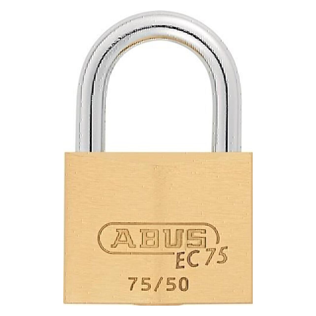Abus Zylindervorhangschloss 75/50 gl.-7561 Schlosskörper-B.50mm MS gl. (26417 7)