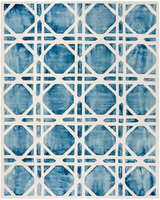 SAFAVIEH Handmade Dip Dye Mihoko Geometric Wool Rug