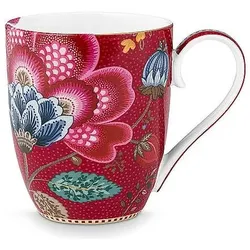 PIP Studio, Tasse, Henkelbecher BLOOMING TALES 2x450ml Fantasy Darkred (450 ml, 2x)