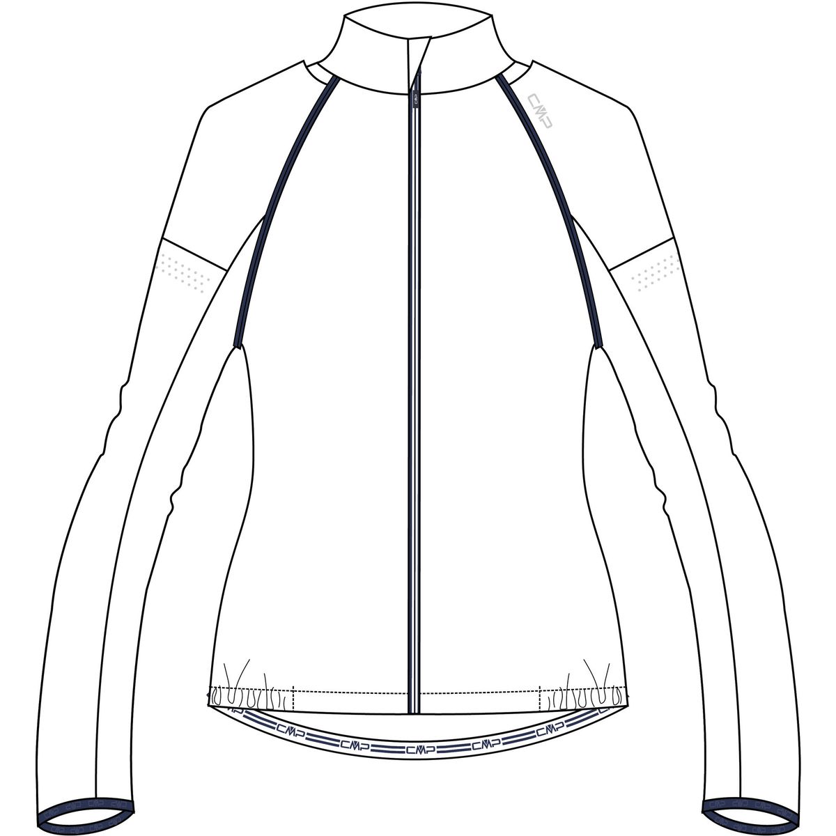 CMP Woman Jacket With Detachable Sleeves bianco (A001) 36 32C6136-A001-36
