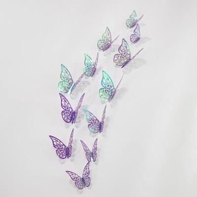 Uplift Picks 3D Mirror Butterfly Wall Stickers Elegant DIY Wall Decor For Living Room And Events 26