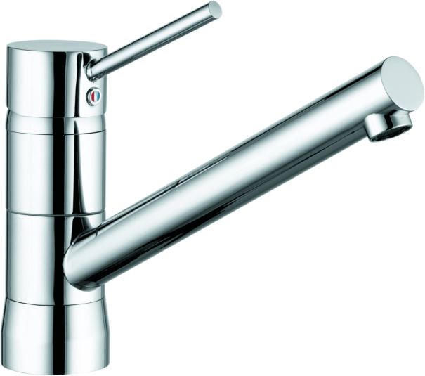 Kludi Scope Küchenarmatur-Armatur 339380575 chrom, schwenkbarer Auslauf, Bajonett