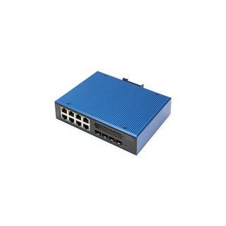 Digitus Switch 8 + 4 10G Uplink Port L3 managed Gigabit PoE