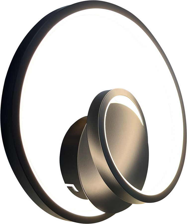 Milagro LUCERO ML1049 Moderne LED-wandlamp, 13W, zwart