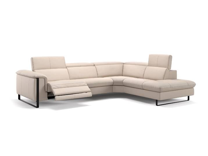 Leder Eckcouch VIENNA mit Relax Funktion Wohnlandschaft Sofa