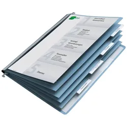 DURABLE Personalhefter Kunststoff blau