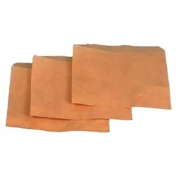 1000 Mini Fingerfood Snacktaschen braun Kraftpapier 11x11cm 2-seitig offen