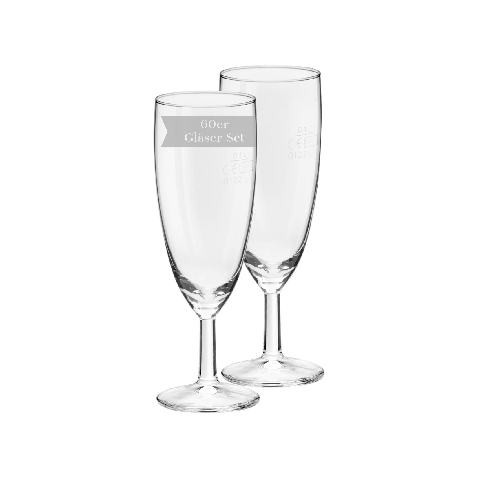 Van Well Sektgläser geeicht Royalty 0,1 l 60er Set