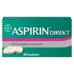 ASPIRIN DIREKT Kautabletten 10 St