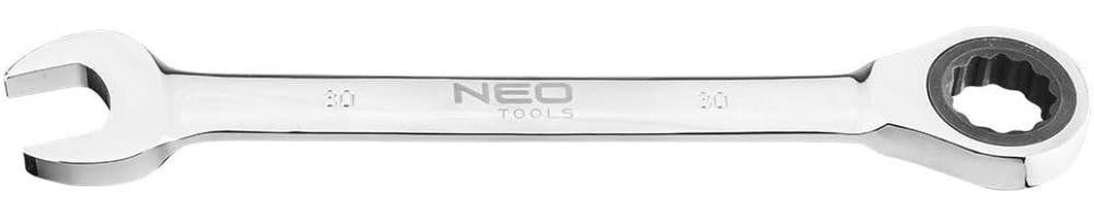 Neo Tools ratel-combinatiesleutel 09-045, 349 mm, chroom-vanadiumstaal