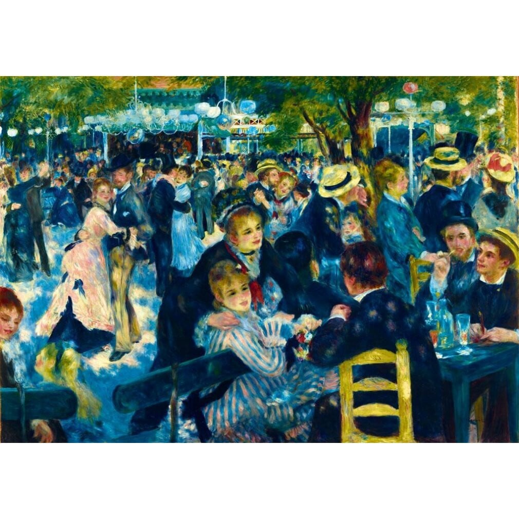 Bluebird Puzzel Dansen in Le Moulin de la Galette met 1000 stukjes