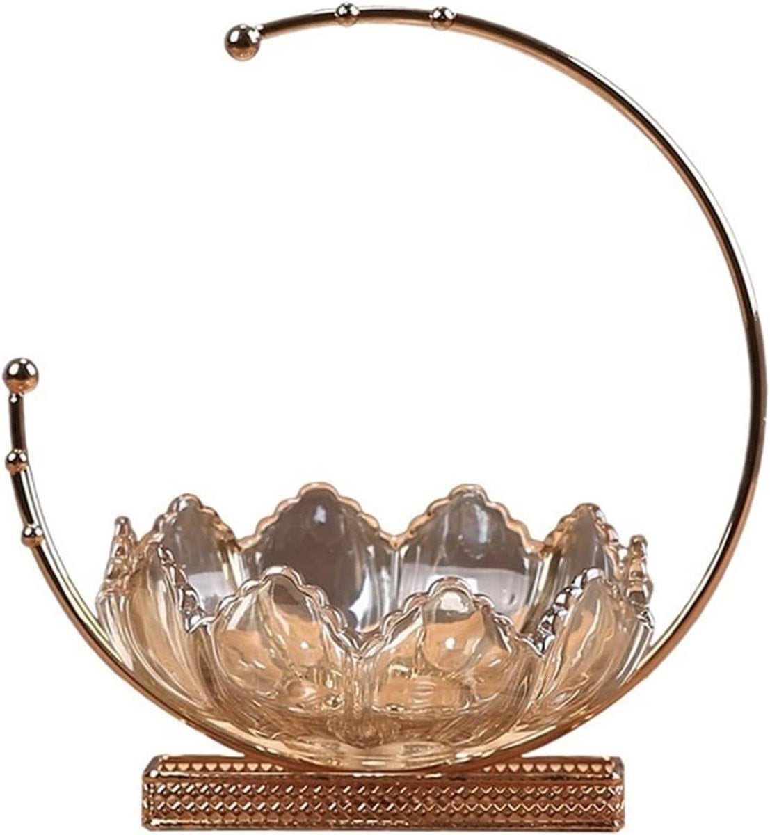 Glazen Fruitmand - Decoratieve Kom - Transparant - 26 x 28 cm