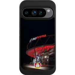 Nivocase Hülle für Google Pixel 9 Pro Handyhülle NIVOcore Case Schwarz Bayer 04 Leverkusen Offizielles (Google Pixel 9 Pro), Smartphone Hülle, Schwarz