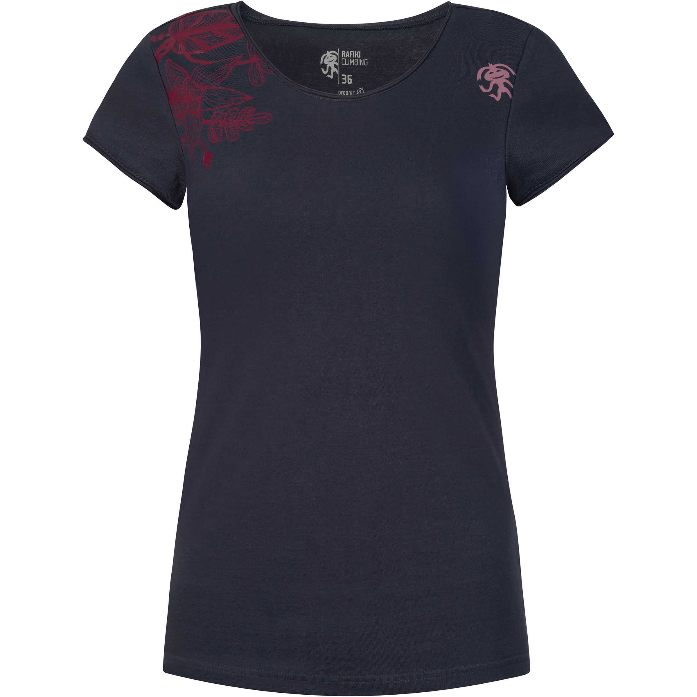 Rafiki Jay Damen T-Shirts blau Größe XL Bouldern | Sportklettern | Lifestyle Atmungsaktiv