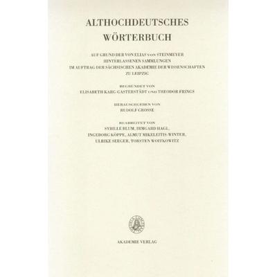 Althochdeutsches Wörterbuch / Band V: K-L, 1./2. Lieferung (K bis kezzil), Taschenbuch von , De Gruyter, 978-3-05-003791-2
