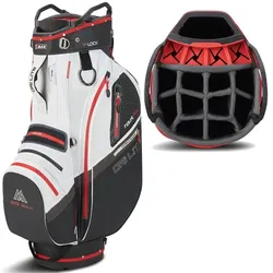 Big Max Dri Lite V-4 Organizer Cartbag schwarz/weiss/rot