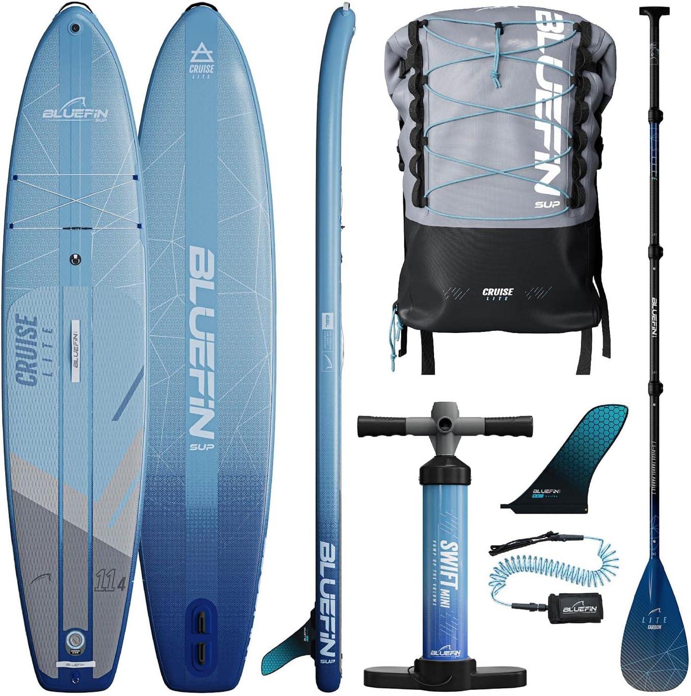 Ein leichtes und kompaktes Stand-Up-Paddleboard für Erwachsene, inklusive komplettem Touring-Set