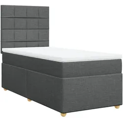 vidaXL, Boxspringbett, Inlonina (Block mit Quadraten) (90 x 190 cm)