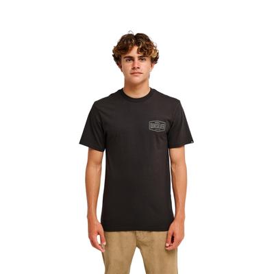 T-Shirt QUIKSILVER "Ev Surf Garage", Herren, Gr. M, braun (tarmac), Obermaterial: 70% Baumwolle, 30% Baumwolle., Shirts T-Shirt