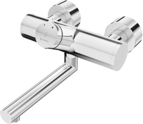 Schell Vitus Selbstschluss-Waschtisch-Armatur 016510699 210 mm, für Mischwasser, mit Desinfektion, verchromt