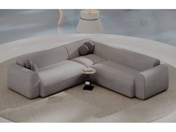 Ecksofa Cortegada L-Form aus Stoff