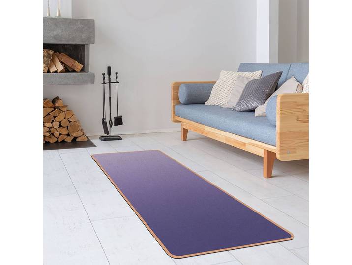 Läufer/Yogamatte Farbverlauf 183 x 61cm Blau/Violett