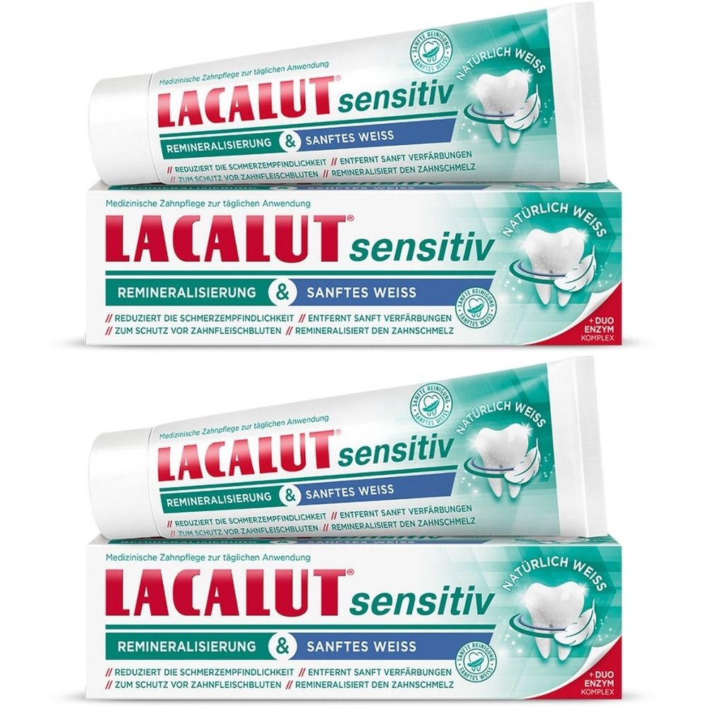 Lacalut Sens Remin&San WEI x2 2x75 ml Zahncreme