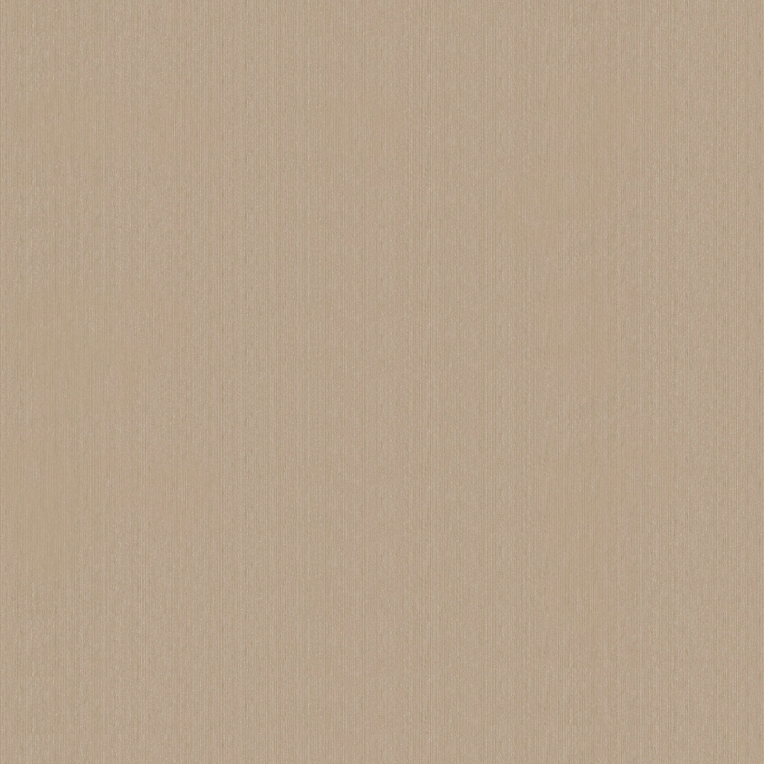 Vliestapete WOW "Linien Uni", beige (sand), B:0,52m L:10m, Vlies, Tapeten, Sand - 10m x 52cm