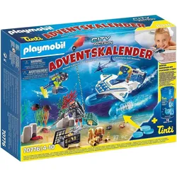 PLAYMOBIL® 70776 Adventskalender "Badespaß Polizeitaucheinsatz"