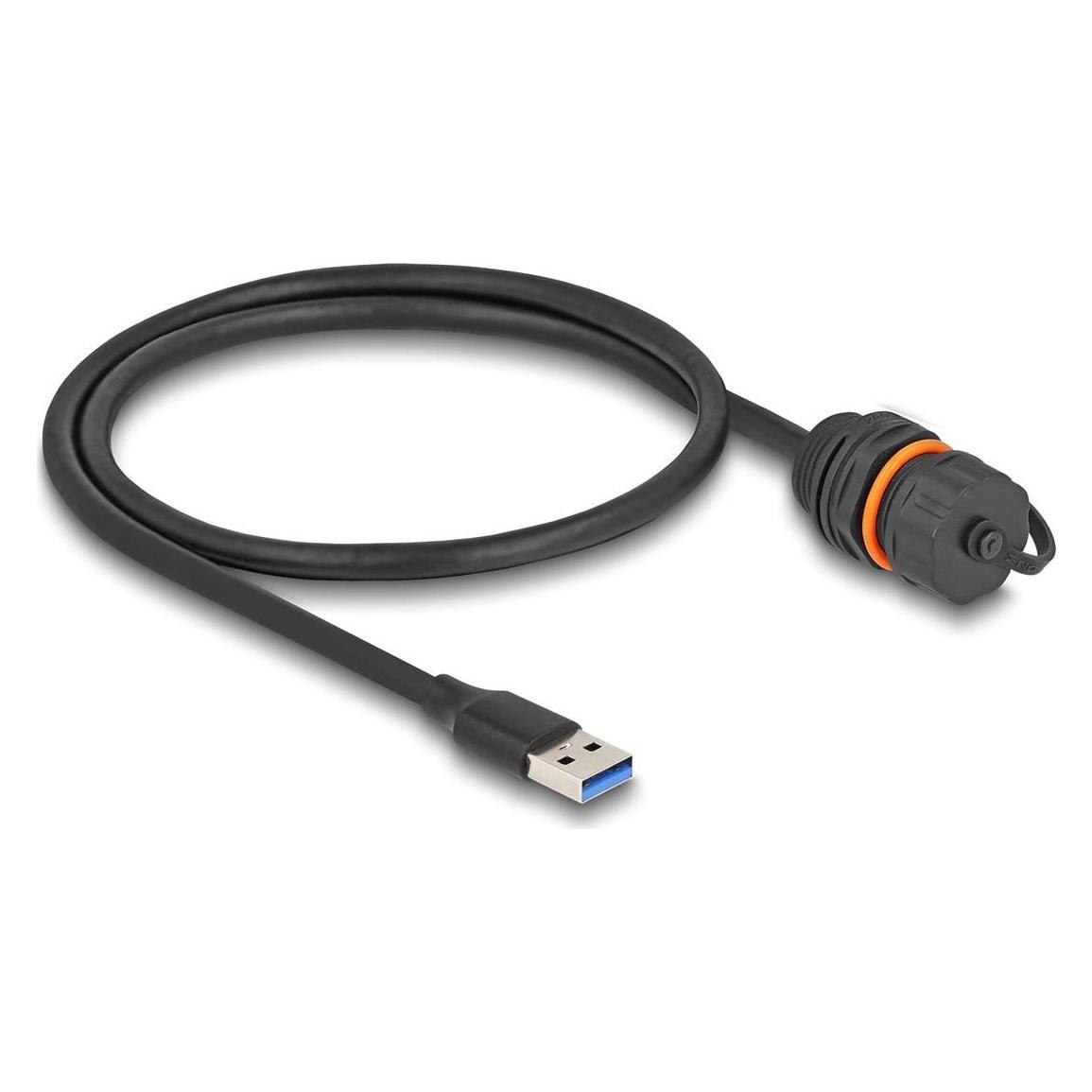 Delock USB 5 Gbps Kabel USB Typ-A Stecker zu USB Typ-A Buchs (0.60 m, USB 3.2 Gen 1) (88149)