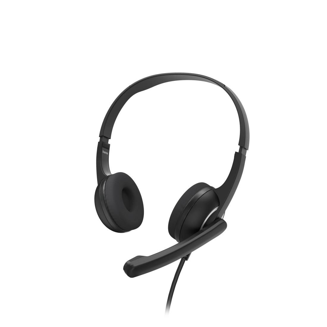 Hama HS-USB250 V2 Headset kabelgebunden Schwarz