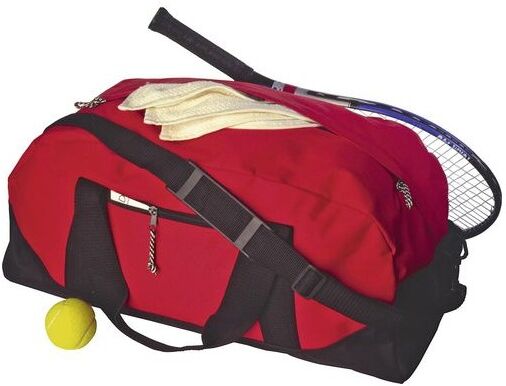 Sac de sport personnalisable Amir polyester rouge