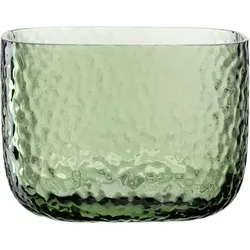 Vase MARTELLO (LBH 14,30x18x13 cm) - grün - LBH 14,30x18x13 cm