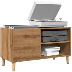 vidaXL Fawonberg, CD- & Schallplatten Aufbewahrung, Braun
