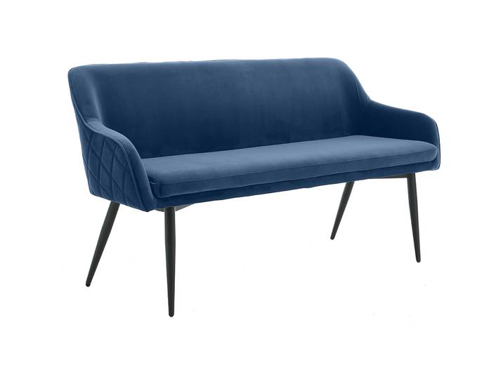 Bank Amy blau Stoff B 160 T 61 cm