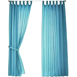 VORHANG 2ER SET POTSDAM HxB 245x140 cm Türkis