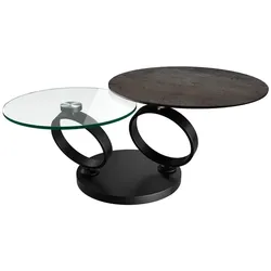 Akante Couchtisch Eolia Keramik Rostbraun
