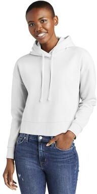 District DT6101 Women's V.I.T. Fleece Hoodie in White size XXL