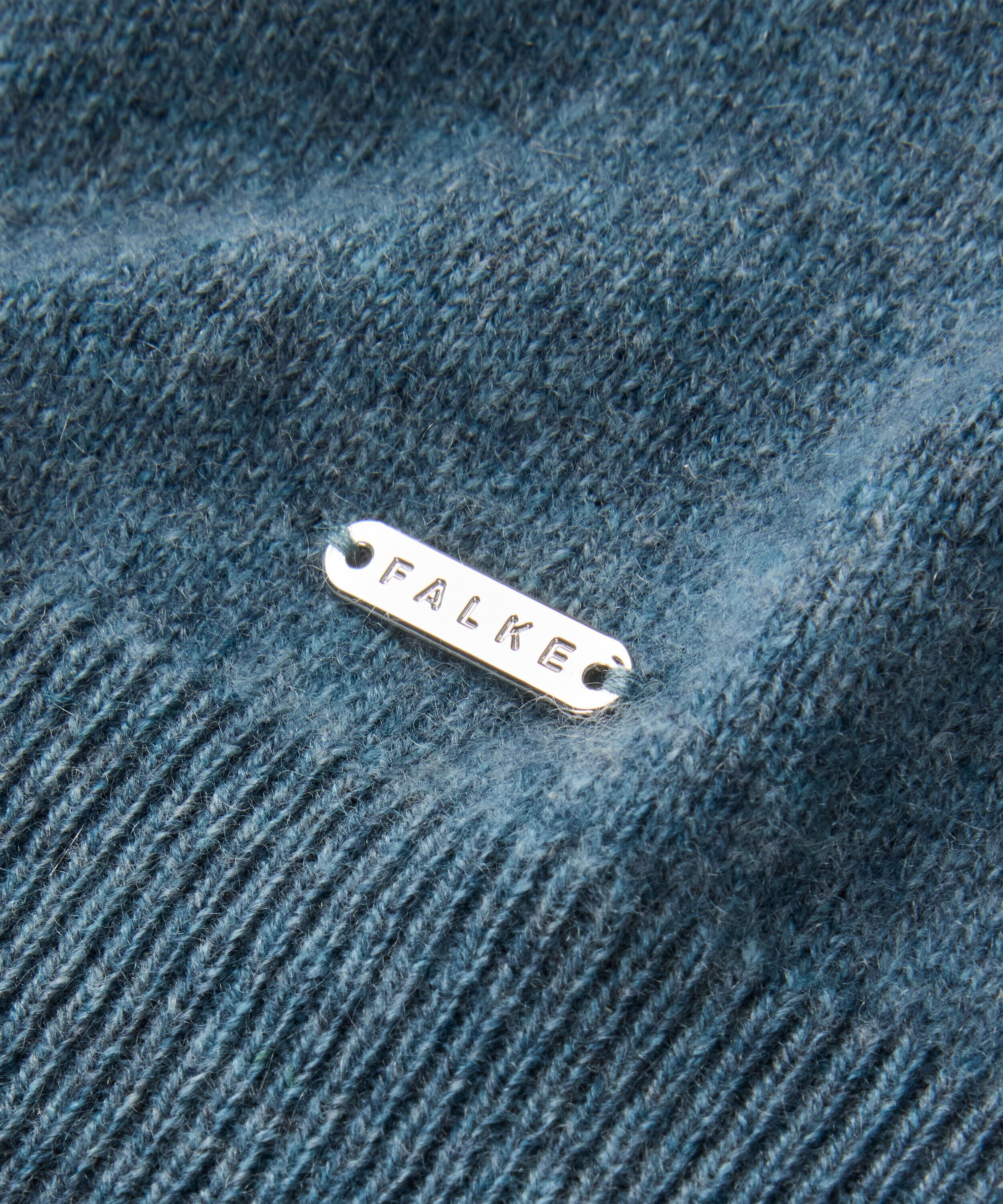 Strickpullover FALKE "Pure Cashmere", Herren, Gr. L, light denim (6660), Pullover Strickpullover