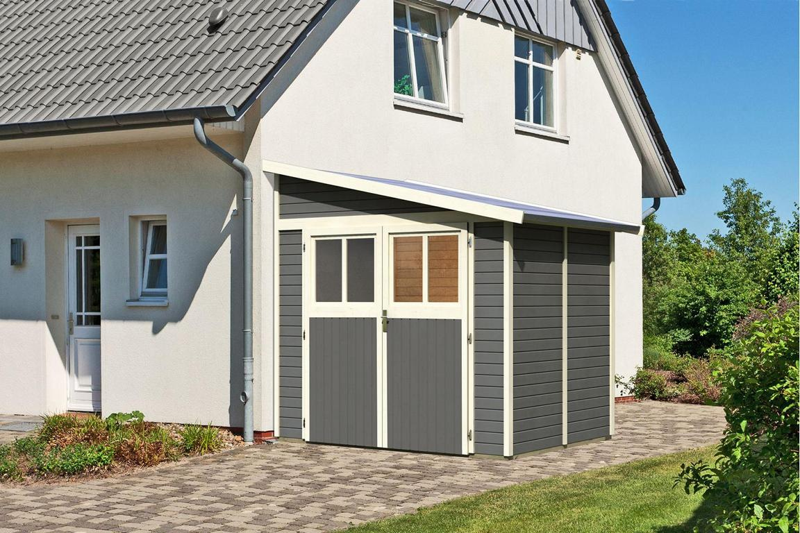 KARIBUHOLZT SH Bomlitz 2 grau 238x181x243 16927988