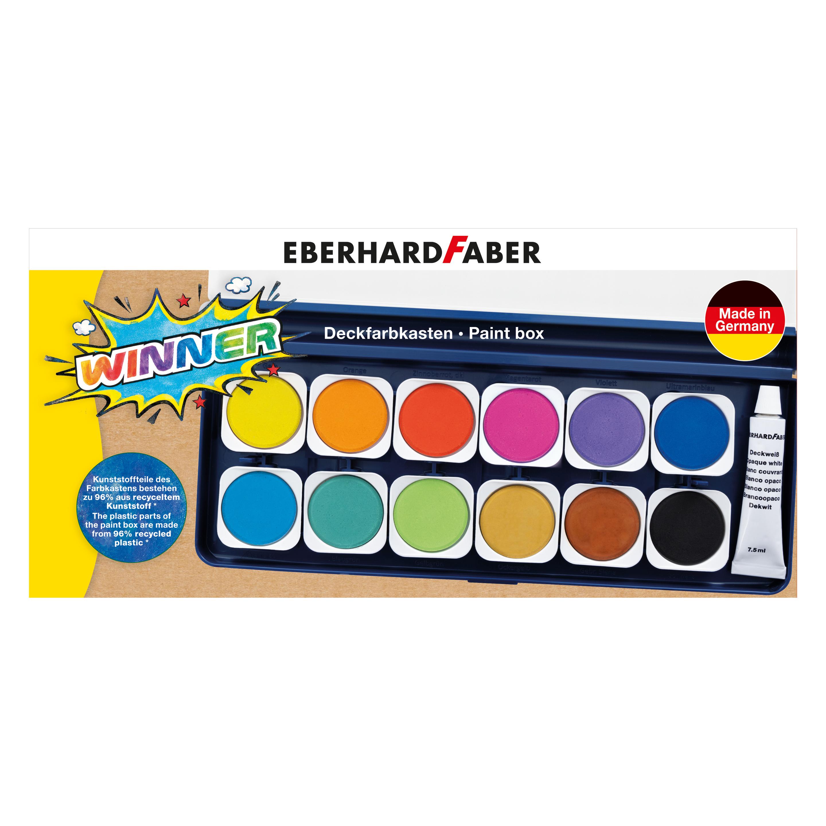 EberhardFaber Eberhard Faber Deckfarbkasten Winner blau 12er (578314)