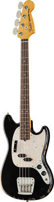 Fender JMJ Mustang Bass R.Worn RW BK Noir