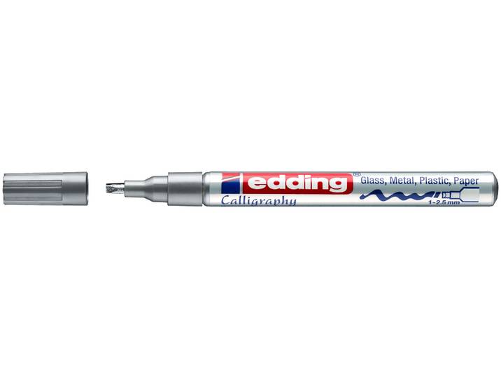 edding Lackmarker 753 Kalli silber