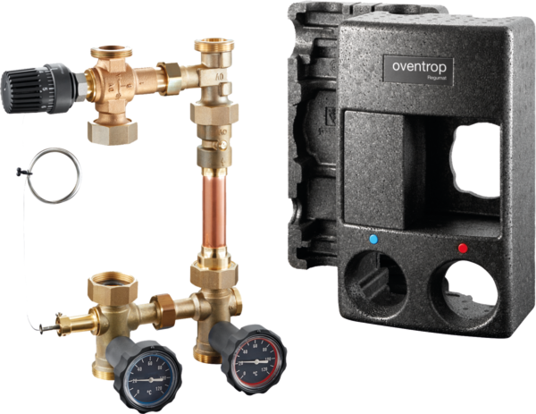 Oventrop Regumat RTA-180 Station 1354580 DN 25, ohne Pumpe, mit Universalisolierung