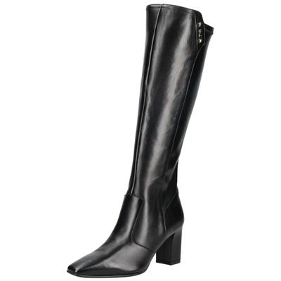 High-Heel-Stiefel NERO GIARDINI "Nero Giardini Stiefel Leder", Damen, Gr. 37, Leder, schwarz, Schuhe
